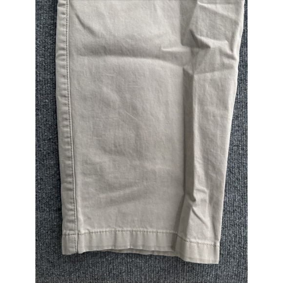 Harbor Bay Cargo Pants Mens 1X/32 Khaki Continuous Comfort Waistband Small Stain - Picture 4 of 14